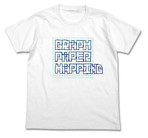 Item-ya - Graph Paper Mapping T-shirt/ WHITE - S