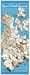 Rose O'Neil Kewpie Face Towel - Blue