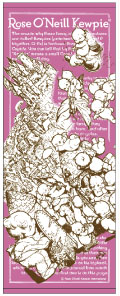 Rose ONeil Kewpie Face Towel - Pink
