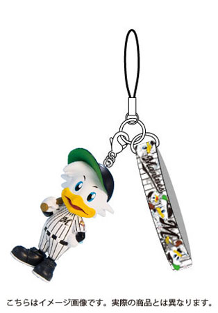 Chiba Lotte Marines Strap w/ Figure Mar-kun