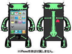 Robotector - Case for iPhone 4 (Black + Bones)