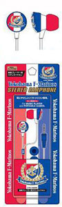 J League Stereo Earphones Yokohama F Marinos