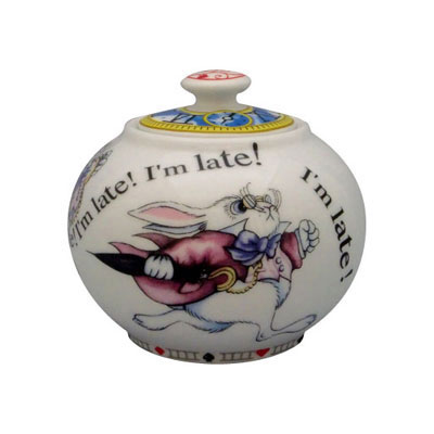 Alice in Wonderland Sugar Pot