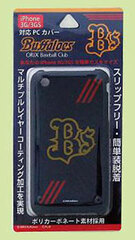 Pacific League iPhone 3G/3GS PC (Polycarbonate) Cover Orix Buffaloes (PL-02E)