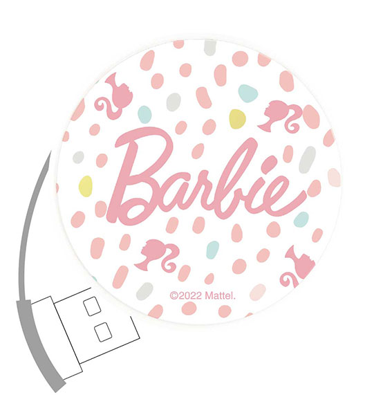 Barbie Round USB Hub Polka Dots