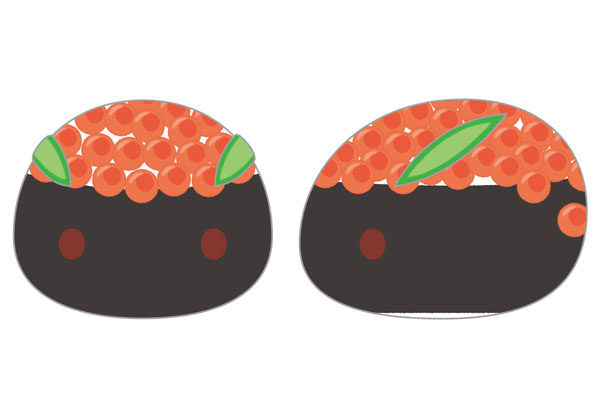 MochiFure Plush -Japan- Osushi (Red Caviar)