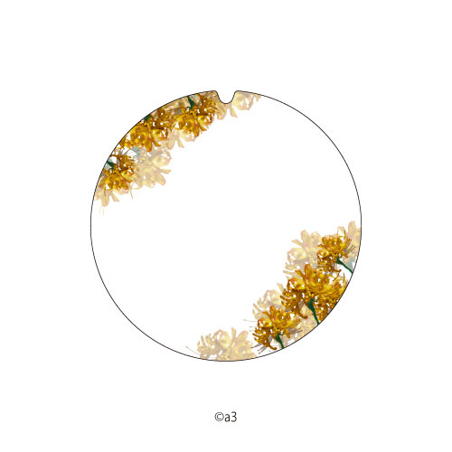 60mm Keychain Cover 31/Red Spider Lily (Yellow)