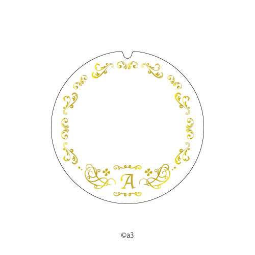 60mm Keychain Cover 41/Initial A