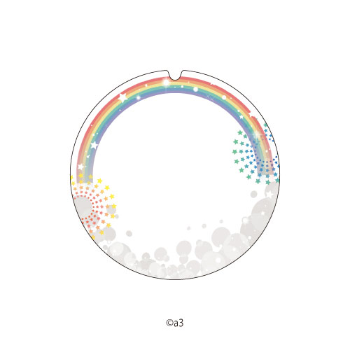 60mm Keychain Cover 12/Rainbow