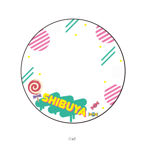 57mm Tin Badge Cover 69/Shibuya