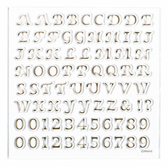 Non Chara Original Customania Piece Alphabet Silver