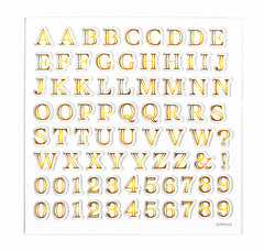 Non Chara Original Customania Piece Alphabet Gold