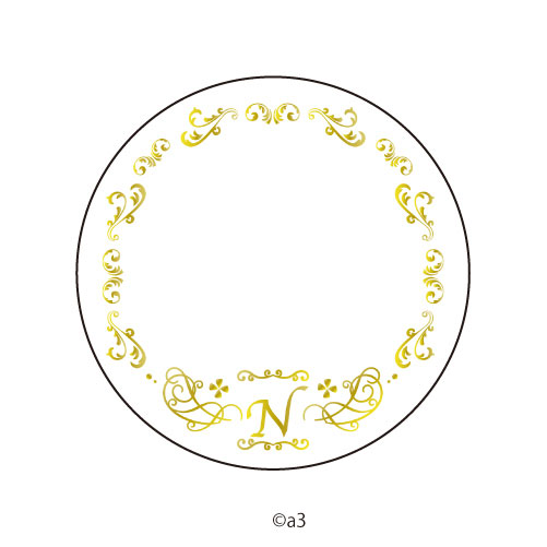 57mm Tin Badge Cover 54/Initial N