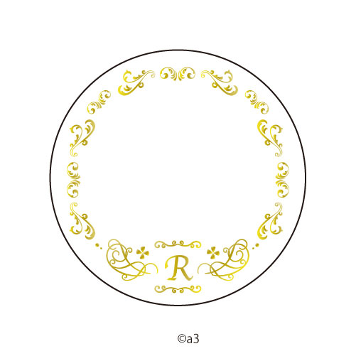 65mm Tin Badge Cover 58/Initial R