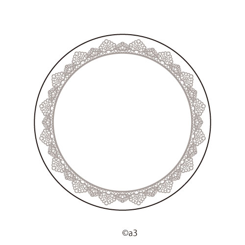 57mm Tin Badge Cover 11/Lace