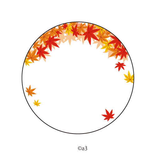 57mm Tin Badge Cover 16/Autumn Leaves