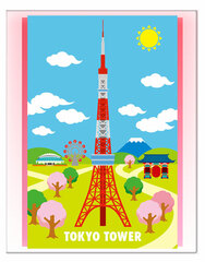 Tokyo Tower Pop-up Greeting Card