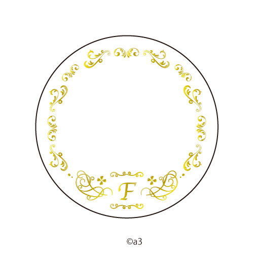 65mm Tin Badge Cover 46/Initial F