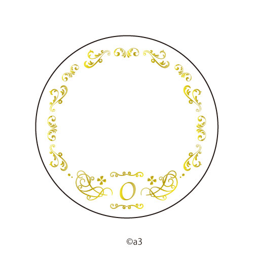 65mm Tin Badge Cover 55/Initial O