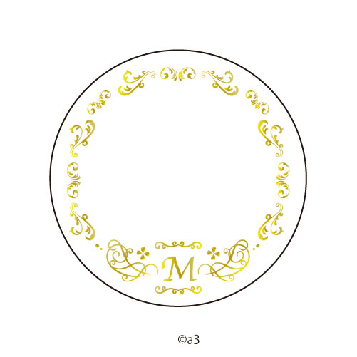65mm Tin Badge Cover 53/Initial M