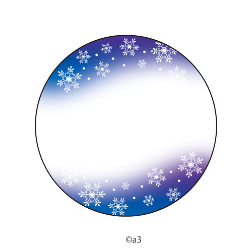 65mm Tin Badge Cover 21/Snow