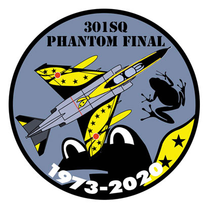 301SQ F-4 Final Year 2020 Special Patch