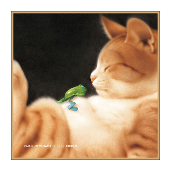 Makoto Muramatsu Exhibition Hand Towel Cat F