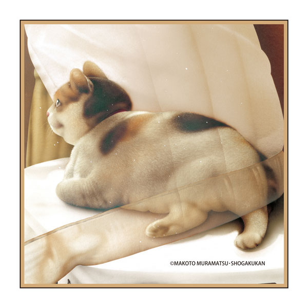 Makoto Muramatsu Exhibition Hand Towel Cat E
