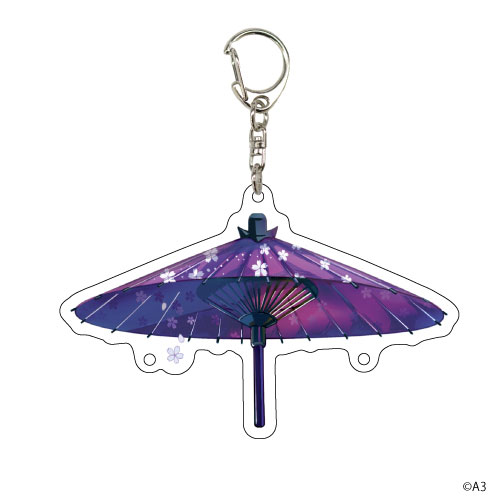 Nakayoshi Charm 71/Coarse Oilpaper Umbrella (Purple)