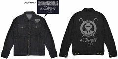 New Japan Pro Wrestling L,I,J Jean Jacket/BLACK-M