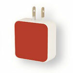USB 2-port AC Adaptor Red (FSA-01RD)