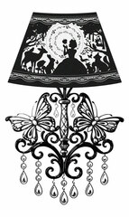 Wall Lamp Sticker Fairy Tale (4) Snow White