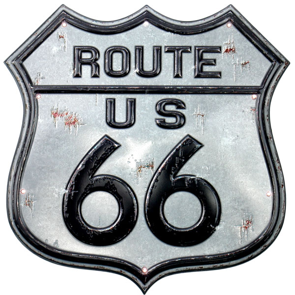LED American Sign Route 66