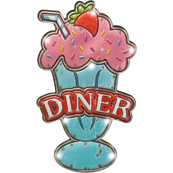 LED American Sign 3 Diner