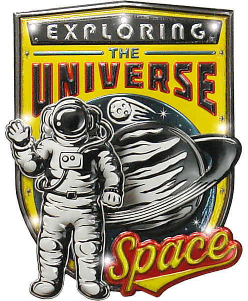 LED American Sign 2 Space