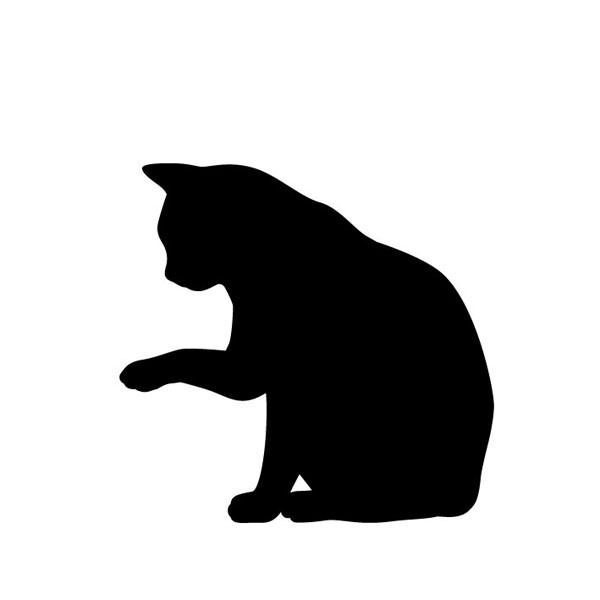 CAT WALL LIGHT 01 Extending a Paw