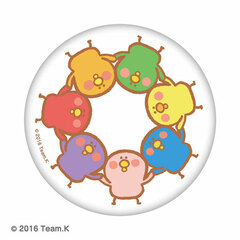 Nijiiro Hiyoko Tin Mirror 01 Circle