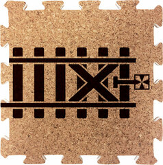 Tsunaga-ru Stop Rail Cork Coaster