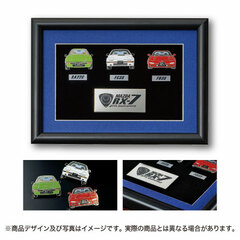 Successive Generations RX-7 Framed Pin Badge Set