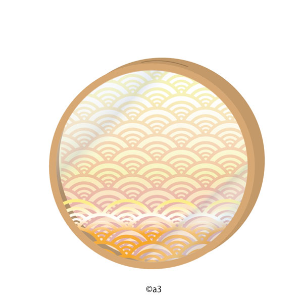 Maru Chara Frame 24/Wave Pattern (Canary Yellow)