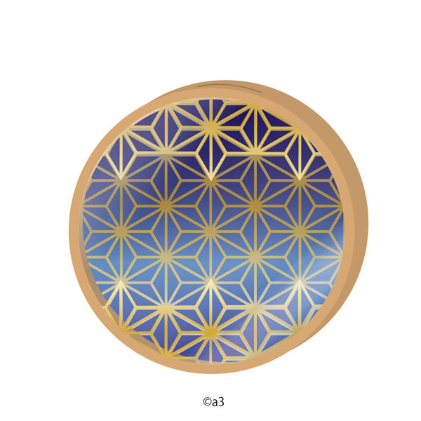 Maru Chara Frame 29/Hemp Leaf Pattern (Sapphire)