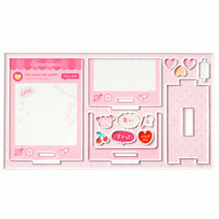 Non-Character Original Customania Open Oshi Life Frame Pink