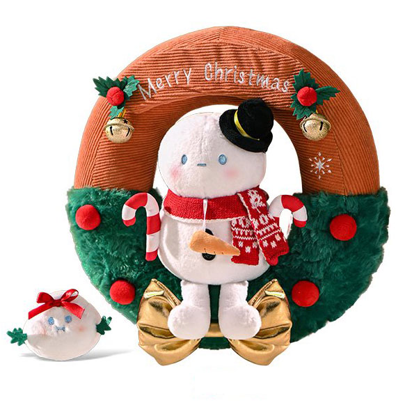 BOBO & COCO Snowman Christmas Wreath