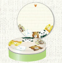 Sticky Note Tin Many Bears