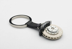 Autoart Design Brake Disk Keychain (6-POT/ Black Caliper)
