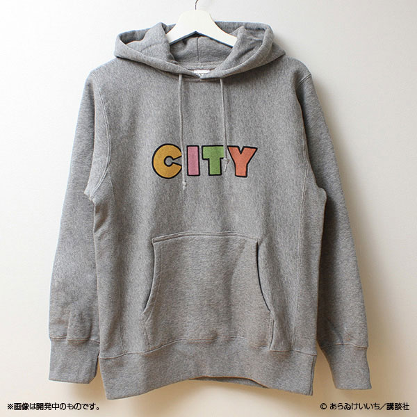 CITY CITY Logo Hoodie Grey S