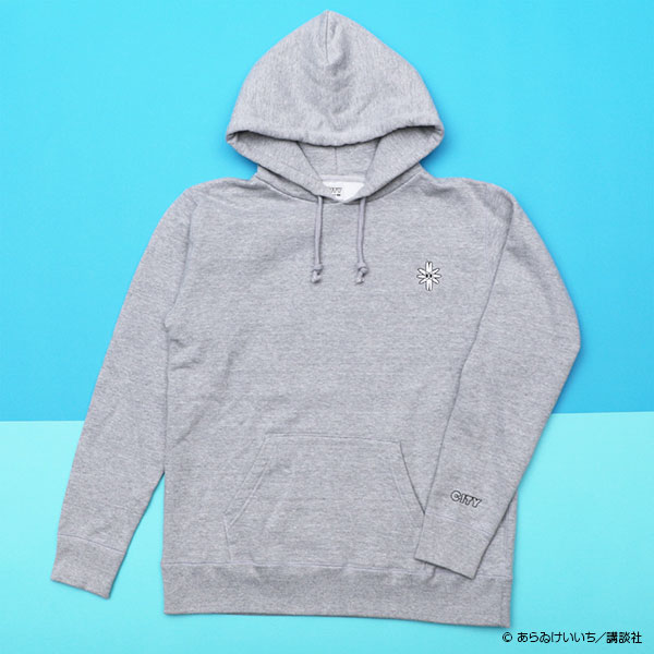CITY Bakuhatsu-kun Hoodie Grey L