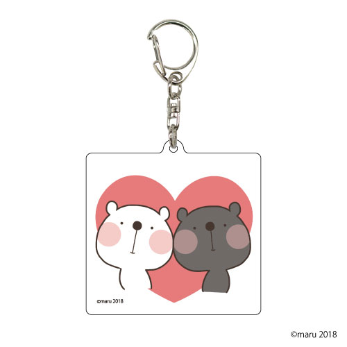 Acrylic Keychain Marui Girl & Boy 03/ KumaKuma