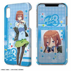 Deza Jacket The Quintessential Quintuplets SS iPhone X/XS Case & Protection Sheet Design 03 (Miku Nakano)