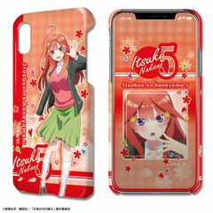 Deza Jacket The Quintessential Quintuplets SS iPhone X/XS Case & Protection Sheet Design 05 (Itsuki Nakano)